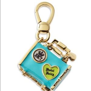 Juicy Couture Blue Suitcase Charm